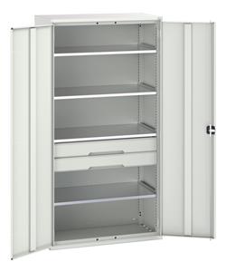 Bott Verso Basic Tool Cupboards Cupboard with shelves Verso 1050x550x2000H Cupboard 2 Drawer 4 Shelf